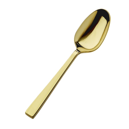 Bon Chef Roman, Table Serving Spoon, Mirror Finish, 18/10, 8.75" - Gold , set of 12 S3704G